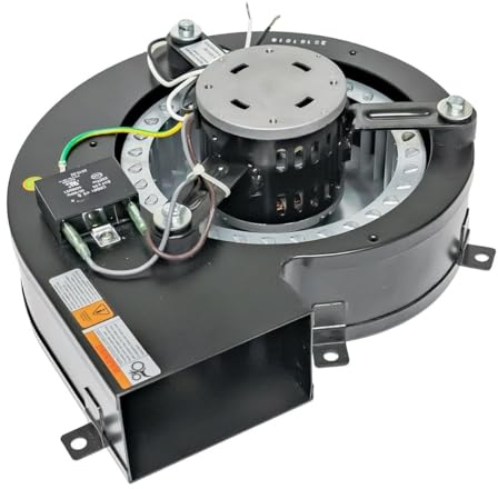 3-21-47120 Pellet Stove Insert Blower Fan Convection Motor for Harman Accentra, 1/20 HP, 115 Volts, 1.05 Amps, 1500 RPM, Thermally Protected, Capacitor Start Motor, 8uf x 250V Included