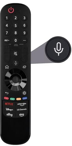 for LG Smart TV Remote,Magic Control with Voice and Pointer Function,AN-MR25GA/AN-MR24GA/MR23GA/MR22GA/MR21GA/MR20GA/MR19GA Replacement for 2019-2025 LG WebOS,OLED,QNED,NANOCell,4K,8K etc.AKB76039902