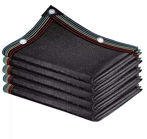 TAICVC Sonnensegel mit Ösen Schattiernetz Schattennetz mit 90% Schattierwirkung UV-Schutznetz Gartennetz Garten Sonnenschutzgewebe Windschutz Sichtschutz Zaun(9X13m)