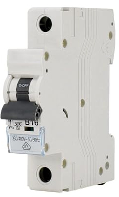 Interruptor automático 6KA 1P C 10A, protege circuitos eléctricos, ideal para instalaciones residenciales e industriales.