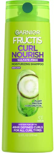Garnier Hair Care Fructis Triple Nutrition Curl Nourish Shampoo, 12.5 Fluid