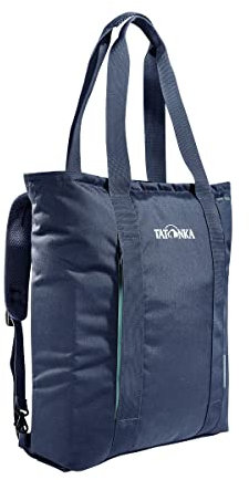 Tatonka Rucksacktasche Grip Bag 13l - Tasche mit verstaubaren Rucksackträgern und Laptopfach - als Tasche oder Rucksack verwendbar - 13 Liter (navy)
