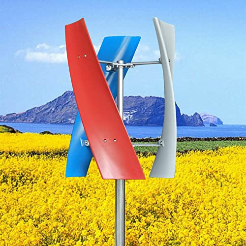 Vertikale Windgenerator 3 Klingen Wendel Windkraftanlage Windturbine Dreiphasiger Windgenerator Windrad Turbine mit Controller