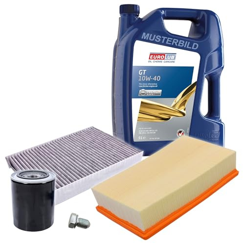 BESTPRICE ATP Inspektionspaket Filterset mit 1x Ölfilter, 1x Luftfilter, 1x | Kompatibel mit: FIAT PANDA