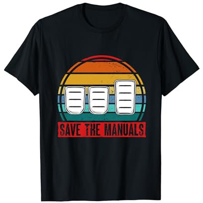 Handschaltung Auto mit Schaltgetriebe T-Shirt