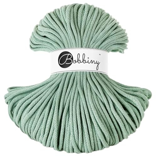 Bobbiny Premium 5mm Geflochtene Makramee-Schnur (Aloe) 100m