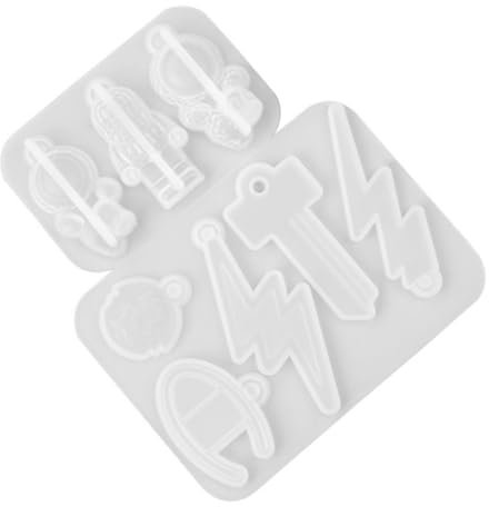 SEWACC 2stücke Schmuckgussformen Anhänger Diy Handwerk Silikongussformen Epoxy Formen Schmuck Machen Formen Für Steine Trockenblumen