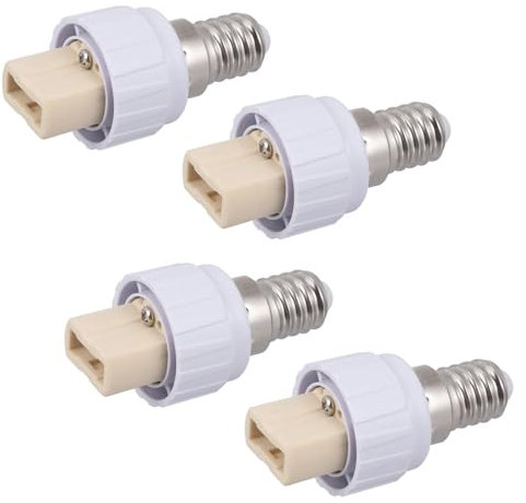 WOONEKY 8stücke Lampenfassung Adapter Hochwertiger Lampensockel Konverter Für Leuchten Für Leuchten Installieren Langlebig Und Praktisch