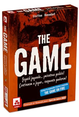 NSV The Game – Juego de Cartas Cooperativo de Lógica y Números | Desafío Familiar y para Adultos | 1 a 5 Jugadores | +8 Años | NSV