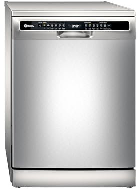 Balay - Lavavajillas de libre instalación, 14 servicios, Pausa + Carga, Motor ExtraSilencio, Home Connect, Acero antihuellas, 3VS6361IP