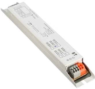 Balasto electrónico para lámparas fluorescentes, Balasto electrónico T8 de amplio voltaje de 220-240 V CA y 36 W for lámparas fluorescentes