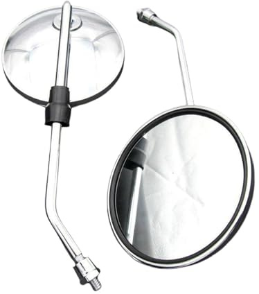 motociclo Manubrio Retrovisore 2 Pezzi Specchietto Retrovisore Rotondo Per Moto, Specchietti Retrovisori Per Bicicletta, Specchietti Per Ciclomotore Laterali Specchietti Per Estremità Manubrio