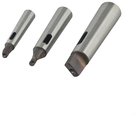 Set di 3 adattatori per mandrino conico Morse MT1MT2 MT2MT3 MT3MT4 per trapano a gambo conico e alesatore riduttori in acciaio temprato 45#