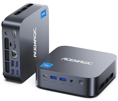 ACEMAGIC M1 Mini PC, Ιntel Core i9-13900HK (hasta 4.5GHz), 32GB DDR4 RAM 1TB SSD Windows 11 Pro, Intel Iris Xe Graphics, 4K Triple Pantalla, WiFi 6, BT 5.2, para Oficina/Hogar/Gaming