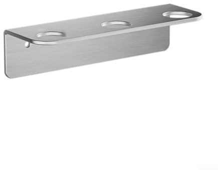 Dispensador de jabón de acero inoxidable montado en la pared, soporte para botellas, estante de almacenamiento para baño, ducha, gel, champú, ahorro de espacio, instalar hotel (cepillado triple)