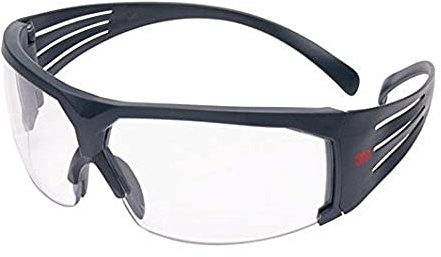 3M Securefit Schutzbrille SF601SGAF, klar – Arbeitsschutzbrille mit Scotchgard Anti-Fog-Beschichtung – Polycarbonat-Gläser mit wirkungsvollem UV-Schutz
