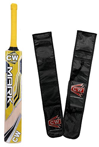 CW Mark Mazza da cricket Kashmir Willow Boys taglia 3 per 5-6 anni leggera (da 650 a 700 g circa)