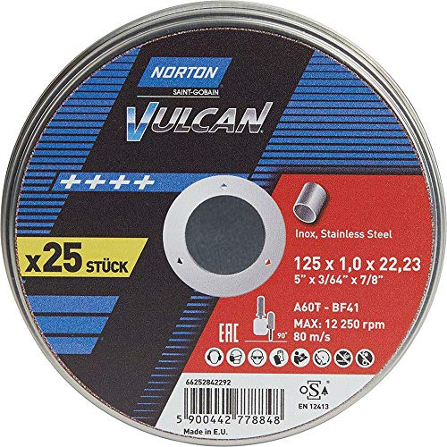 Disque de coupe Dose 10x Vulcan Inox 125x10mm
