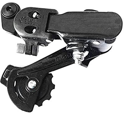 QSCTYG Fahrrad Schaltwerk Hinterer Umwerfer 6/7 Geschwindigkeit Direkter Berg/Aufhängerhalterung für Mountainbike 270 (Color : Black)