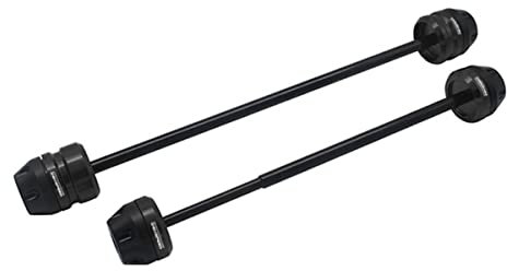LongGreat Modified Frame Sliders Motorrad Vordergabel Anti Crash Slider Protector Fallschutz für Aprilia RS660 TUONO 660 2020 2021 (Schwarz)