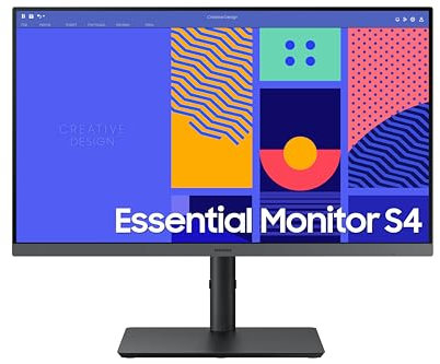 Samsung Schermo PC 43GC 24 100Hz - 4ms, lastra IPS, FHD (1920 x 1080), 1000:1, FreeSync, Flicker-Free, Eye Saver Mode, HDMI, VGA, DisplayPort
