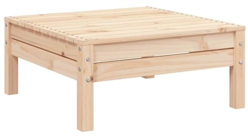 vidaXL Gartenhocker Massivholz Kiefer