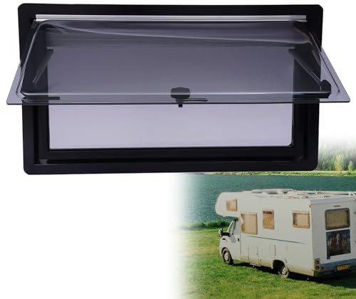 ELIKBH Lucernario per Camper Attrezzatura per Furgone Finestra per roulotte ad Angolo retto Finestra per Camper per casa Mobile, roulotte, Furgone e casa(Size:400 * 300mm)