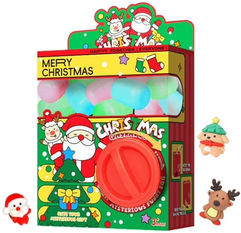 Gashapon Toy Machine, Cute Gashapon Machine, Candy Dispenser Machine, Creative Candy Dispenser for Kids, Prize Dispenser Toys, Christmas Themed Claw Machine, Toy Vending Machine for Boys and Girls