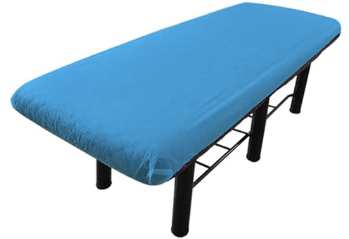 Bezug für Massageliegen – Blauer Schönheitssalon-Massagebett, 5 x Massage-Bettlaken, bequem, atmungsaktiv, Spa-Bettlaken für Kosmetikerbett, weich für Schönheitssalons | , bequem, atmungsaktiv, Spa- für Kosmetikerbett, weich für Schönheitssalons
