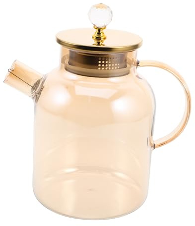 Jarra de Agua de Vidrio de Gran Capacidad con Asa para Hogar