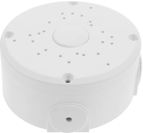 LIGIGWASH Security Camera Junction Box Plastic Outdoor Wire Cover with Large Space Wall Ceiling Mountable Cable Organizer for Landscape Lighting Pool Pumps Power Tools Protection