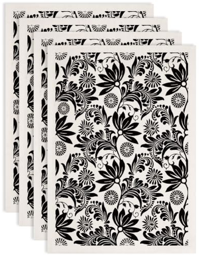 SUPERDANT 4 STK Ringelblumen Unterglasur Transferfolien Für Keramik Blumen Und Blätter Töpferkeramik Ton Transferpapier Keramik Abziehbilder Handwerk Bastelbedarf