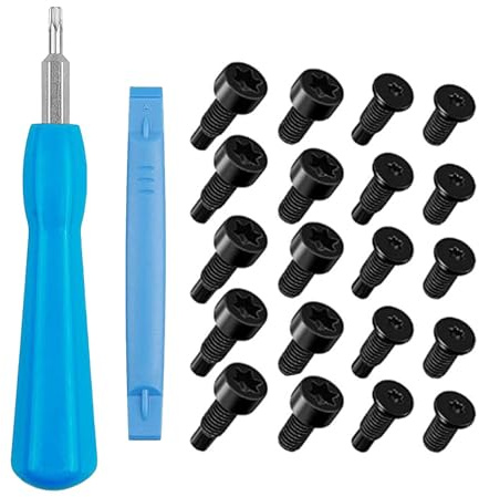 Doorbell Screwdriver Replacement Kit, Double-Ended T-6 T15 Security Screwdriver with 20PCS (5 Types) Spare Security Screws, Doorbell Accessories