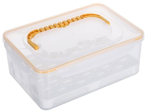 Gatuida Dustproof Shot Glass Storage Organizer Box with Dividers Glassware Holder for Home Bar Kitchen Dining Portable Protective Case for Family Gatherings and Outdoor Use