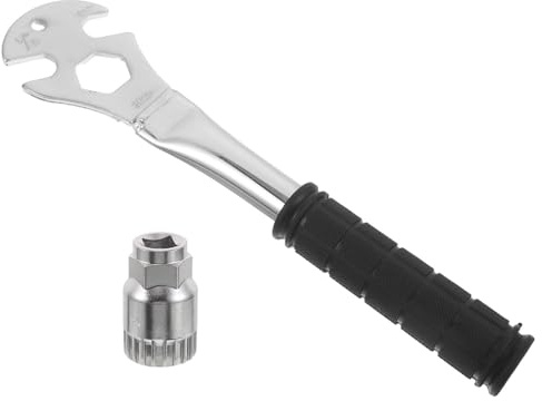 MOTHNUR Chiave Inglese per Pedali Bici a Manico Lungo Presa ASSE Centrale Set Utensili per Manutenzione Mountain Bike Strumento di Rimozione Pedivella Portatile per Riparazioni Ciclismo