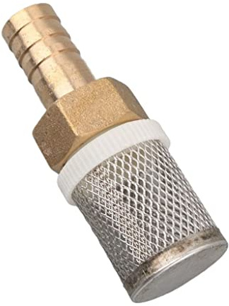 Filtre de raccordement de tuyau, Crépine de filtre de tuyau d'acier inoxydable en laiton 6-19mm Aquarium de lavage de voiture d'irrigation de jardin(6mm)