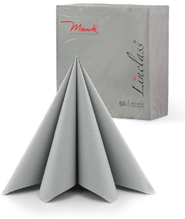 PG PrimeGuest SUPPLY Servietten Premium Edition 50 Stück 40x40 cm – Stoffähnliche Premium Airlaid Servietten 1/4 Falz – Einwegservietten für Hochzeit, Feier, Gastronomie
