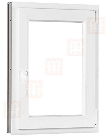 Kunststofffenster | 100 x 120 cm (1000 x 1200 mm) | weiß | Dreh-Kipp-Fenster | rechts
