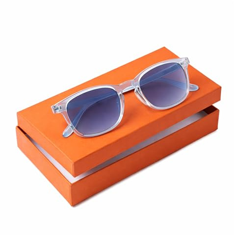 SILAC - 7551 - Sonnenbrille mit Sehstärke für Damen und Herren | Transparent-graue Polycarbonat-Fassung – Getönte Gläser Kat. 3 UV400 – Flexbügel – Dioptrien +1,00 bis +3,50