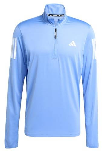 Adidas Own The Run - Chaqueta con Media Cremallera para Hombre, Blue Fusion, XXL