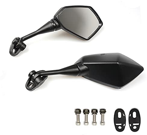 Mamiko Motorcycle Rear View Mirrors Compatible with CBR300R CBR500R CBR600 F4 F4I CBR600RR CBR1000RR CBR900 CBR919 CBR929 CBR954 VTR1000 GT125R GT250R GT650R GT650S Rear Mirror Replacement