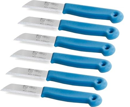 Couteau à fruits Solingen avec lame tranchante et précise en acier inoxydable, fabriqué en Allemagne (6, Court)