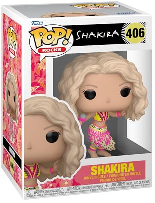 Funko POP! Rocks: Shakira - Waka Waka - Samlarobjekt Vinylfigur - Presentidé - Officiell Merchandise - Leksaker för Barn & Vuxna - Musikfans - Modellfigur för samlare och utställning