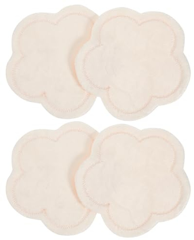 FRCOLOR 2paare Wiederverwendbare Stilleinlagen Für Mütter Atmungsaktive Waschbare Brustpolster Pack Sanft Zur Haut Leakage Das Stillen Für Maximalen Komfort