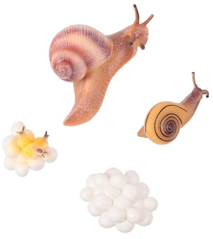 Kisangel Ensemble De Figurines Animales Cycle De Vie Modèles Animaux Simulés pour Garçon Et Filles Éducatifs, Taille Moyenne, Matériaux Sûrs Inodores, Décorations Jardin Et Pédagogie, 1 Set
