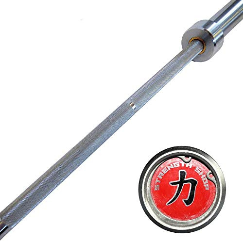 Strength Shop Reine Nadellager Riot Gewichtheberstange mit Zentraler Ränderlung, 20kg - 2.2m Langhantel Barbell Olympic Weightlifting IWF Standard - 3 Jahre Leistungsgarantie