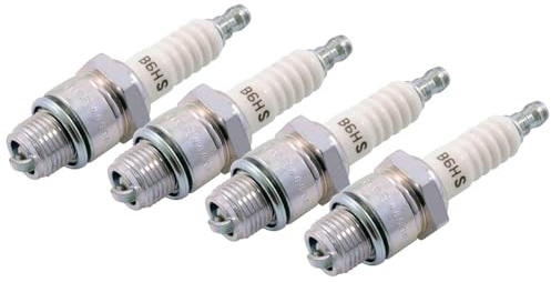 4x Zündkerze NGK B6HS Kurzgewinde Mofa Roller Moped Motorrad Scooter SC