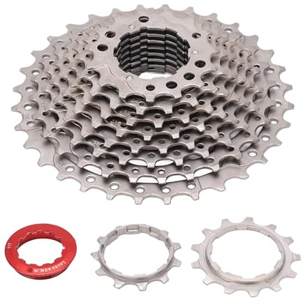 Alomejor 10 Velocidades 11‑32T Rueda Libre de Bicicleta Cassette de Bicicleta de Carretera Piñón de Rueda Libre