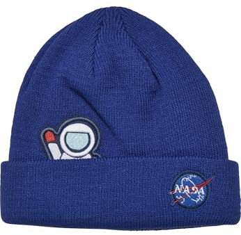 Mister Tee NASA broderad mössa barnhatt, Kunglig, S-M