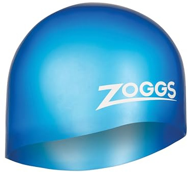 Easy-fit silicone swim cap, Comfortable Fit, Hydrodynamic Design, Latex Free